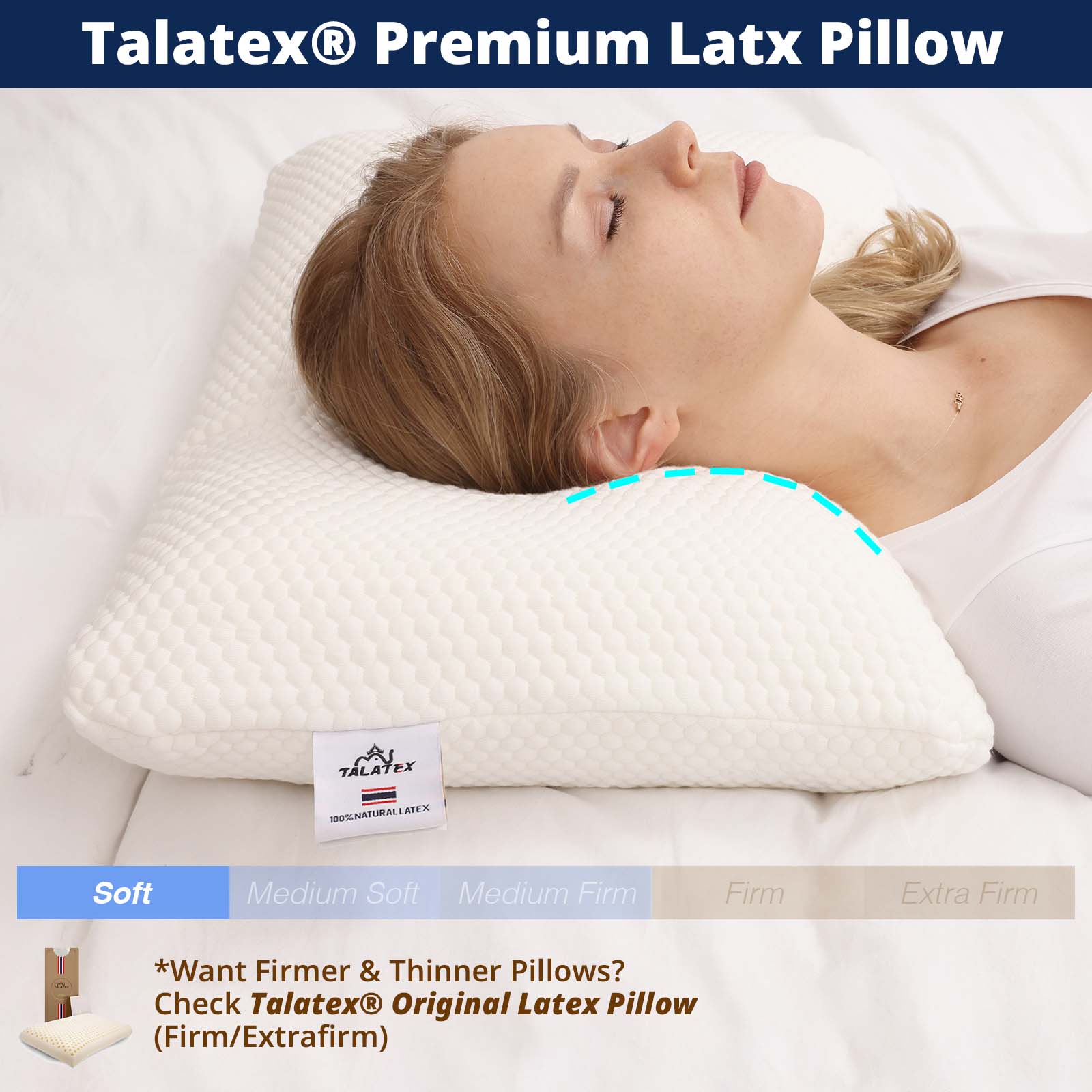 Talatex® Premium Comfort Latexkissen